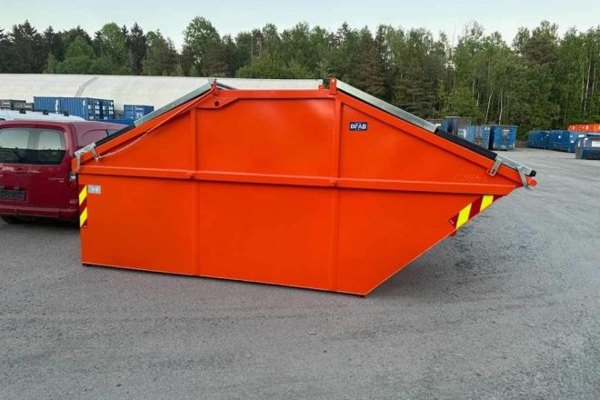10m3 Lukket Combi Container - Beholdere